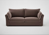 Tailor 4 Seater Sofa Smart Velvet Mouse / Natural