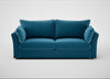 Tailor 4 Seater Sofa Smart Velvet Ocean Blue / Natural