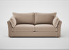 Tailor 4 Seater Sofa Smart Velvet Pebble / Natural