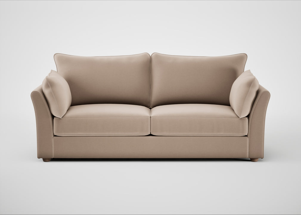 Tailor 4 Seater Sofa Smart Velvet Pebble / Natural
