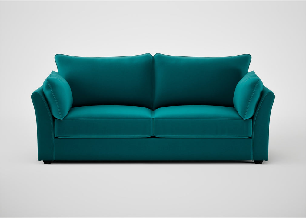 Tailor 4 Seater Sofa Smart Velvet Petrol / Black