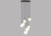Globe Chandelier 7 Light Cluster Pendant