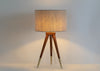 Hawkins Tripod Table Lamp Walnut Finish