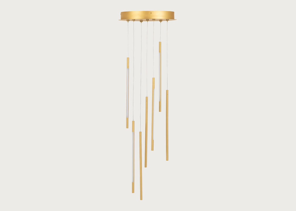 Saber LED Chandelier 7 Light Cluster Pendant