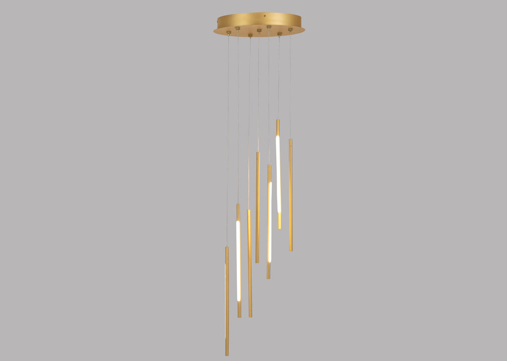 Saber LED Chandelier 7 Light Cluster Pendant