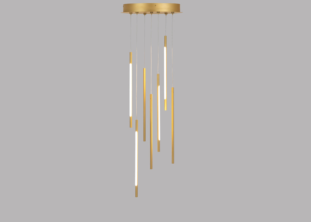 Saber LED Chandelier 7 Light Cluster Pendant