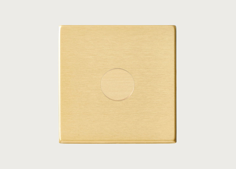 Single LED Dimmer Switch Satin Brass
