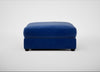 Tailor Square Footstool Smart Luxe Velvet Azure / Black