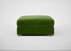 Tailor Square Footstool Smart Luxe Velvet Grass / Natural