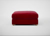 Tailor Square Footstool Smart Luxe Velvet Mulberry / Natural