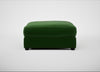 Tailor Square Footstool Smart Velvet Forest / Black