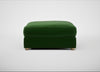 Tailor Square Footstool Smart Velvet Forest / Natural