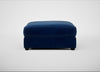 Tailor Square Footstool Smart Velvet Dusk / Black