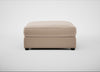 Tailor Square Footstool Smart Velvet Pebble / Black
