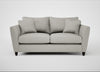 Torino 3 Seater Sofa Melton Wool Limestone / Black