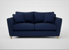 Torino 3 Seater Sofa Melton Wool New Navy / Natural