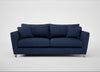 Torino 4 Seater Sofa Capelo Linen-Cotton Inkspot / Natural