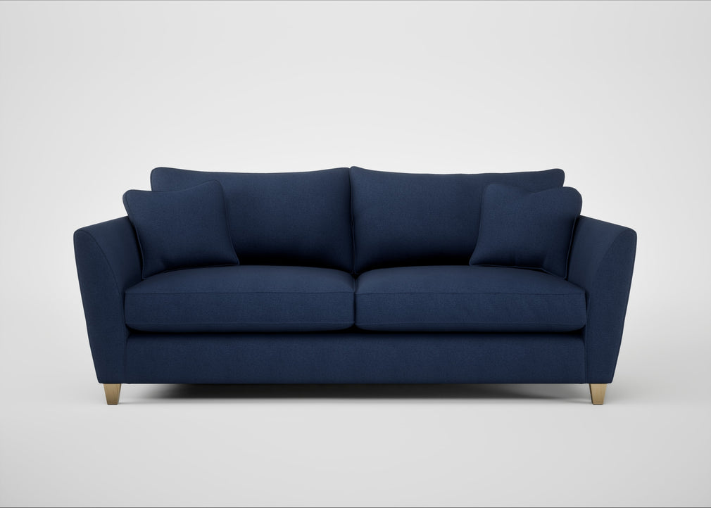 Torino 4 Seater Sofa Capelo Linen-Cotton Inkspot / Natural