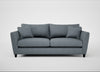 Torino 4 Seater Sofa Capelo Linen-Cotton Mineral / Black
