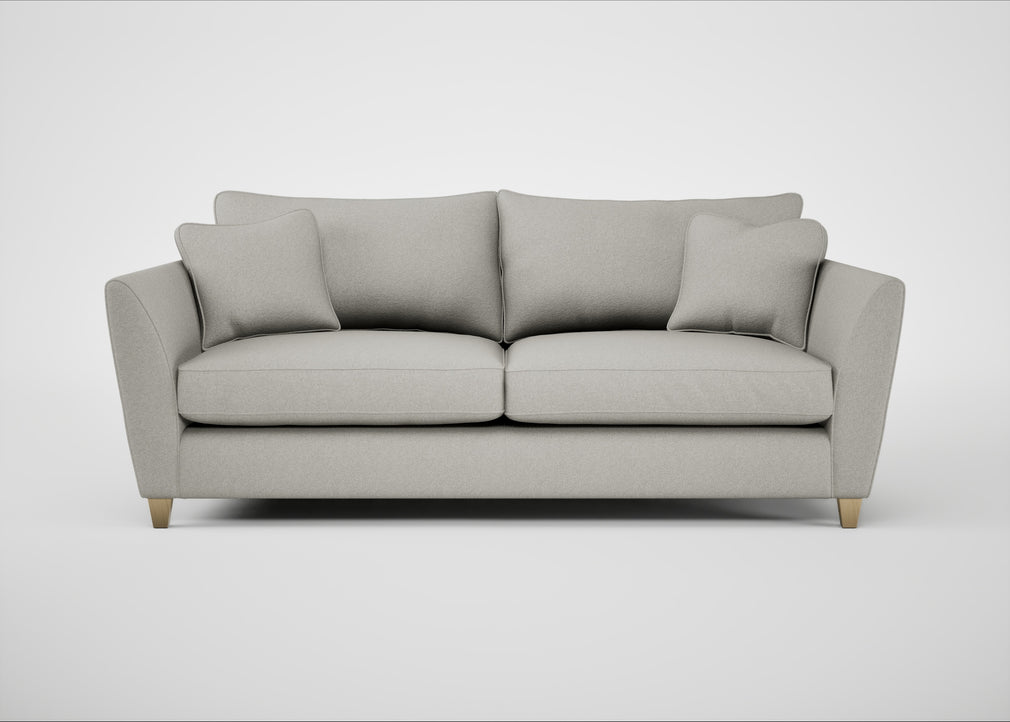 Torino 4 Seater Sofa Melton Wool Limestone / Natural