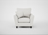 Torino Armchair Capelo Linen-Cotton Sea Salt / Black
