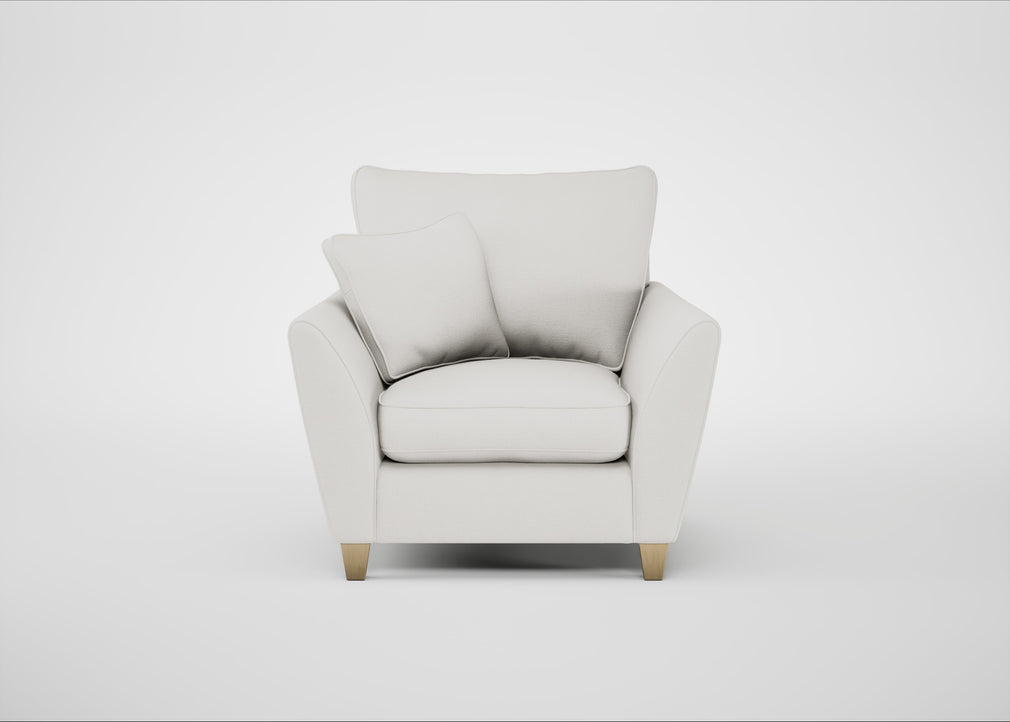 Torino Armchair Capelo Linen-Cotton Sea Salt / Natural