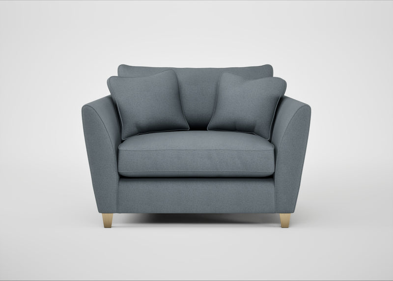 Torino Loveseat Capelo Linen-Cotton Mineral / Natural