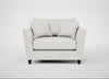 Torino Loveseat Capelo Linen-Cotton Sea Salt / Black