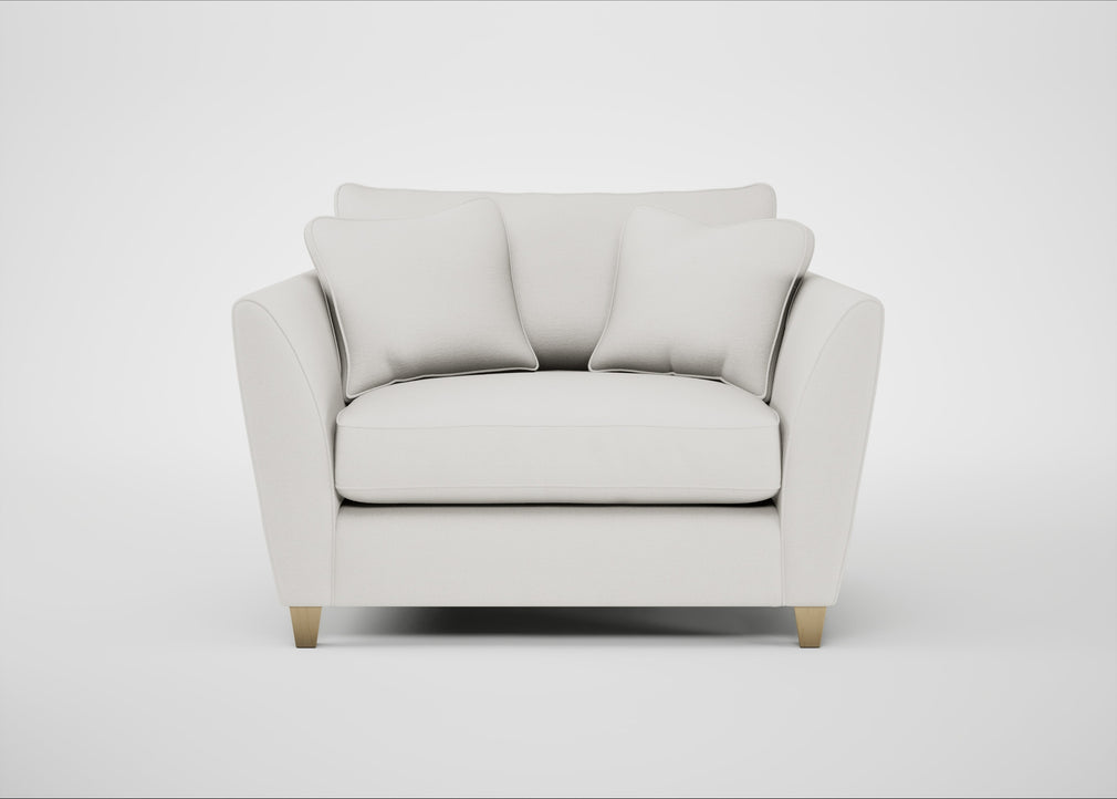 Torino Loveseat Capelo Linen-Cotton Sea Salt / Natural