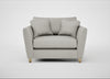 Torino Loveseat Melton Wool Limestone / Natural