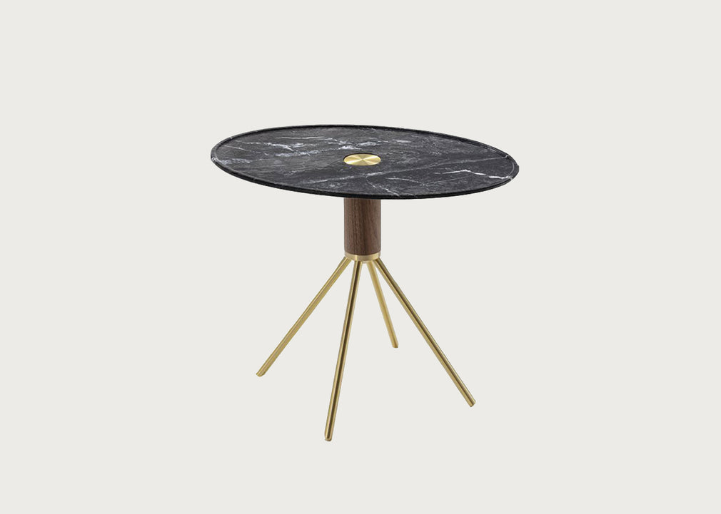 Jelly 40 Side Table Round Grigio Carnico