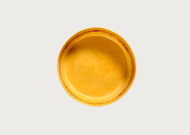 Ottolenghi Feast Swirl Salad Bowl Yellow and Red