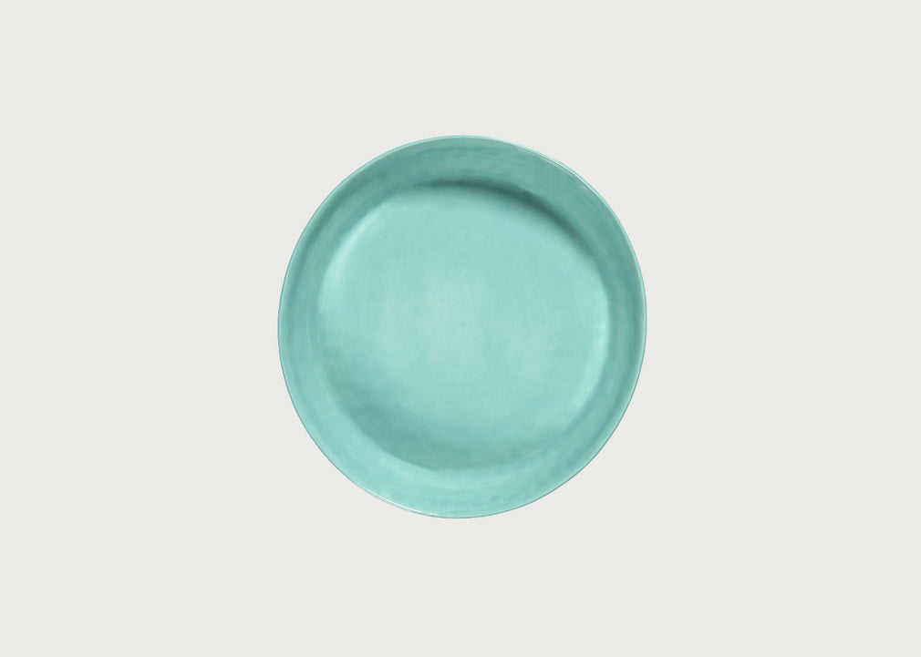 Ottolenghi Feast Swirl Serving Plate Azure and Red Small