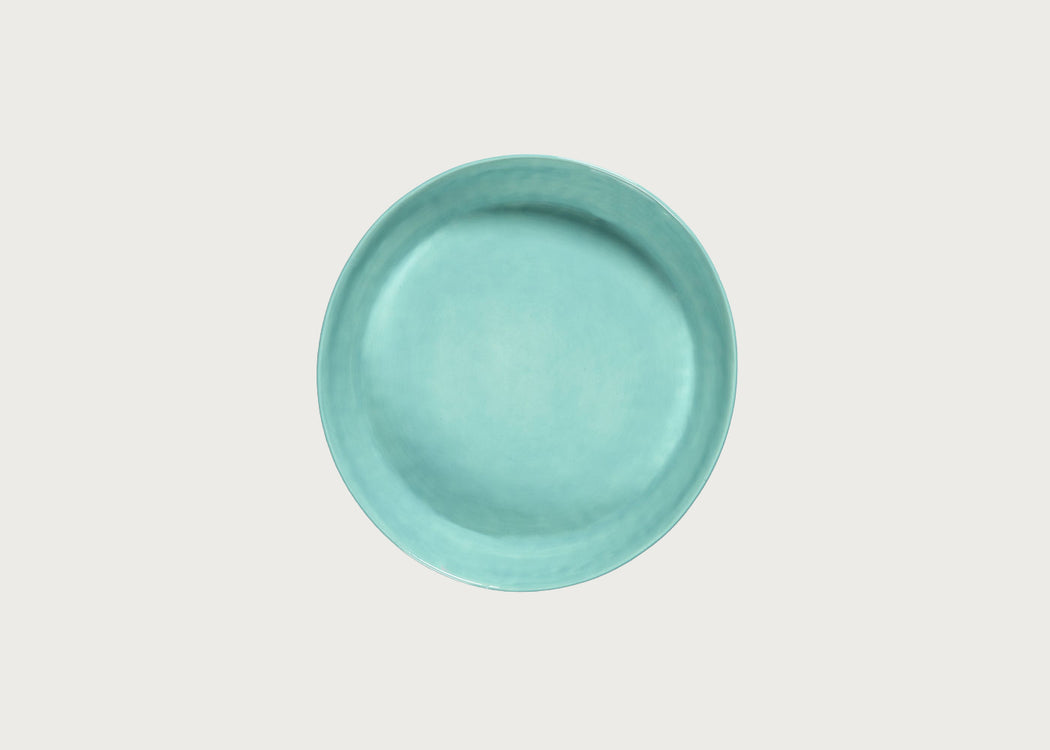 Ottolenghi Feast Swirl Serving Plate Azure and Red Small