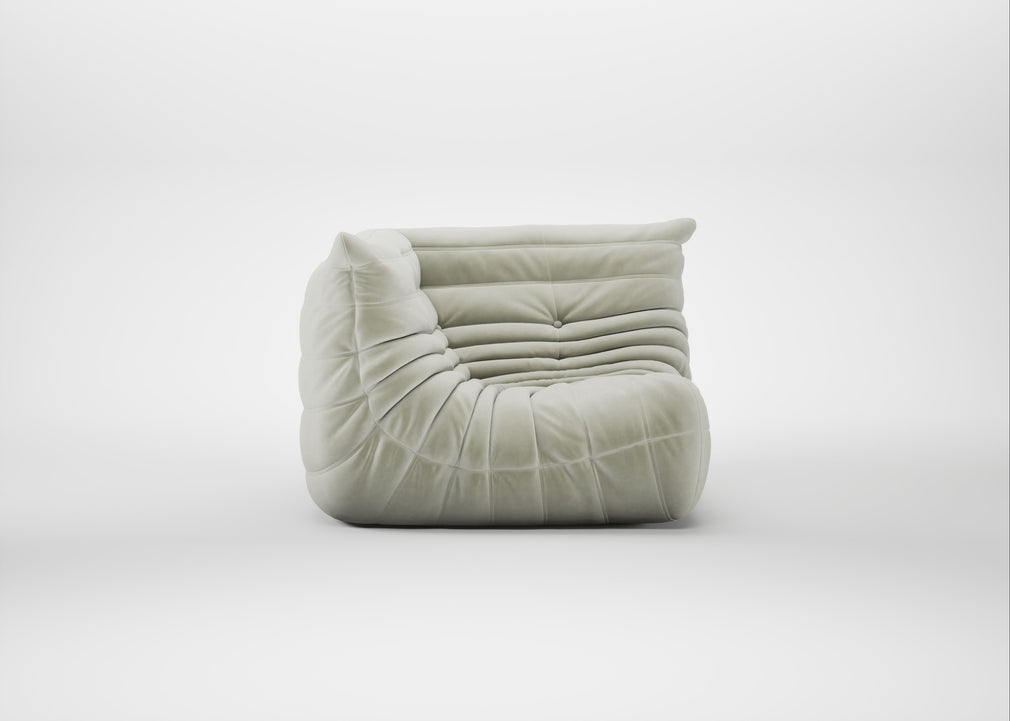 Togo Corner Seat Alcantara Sea Sand