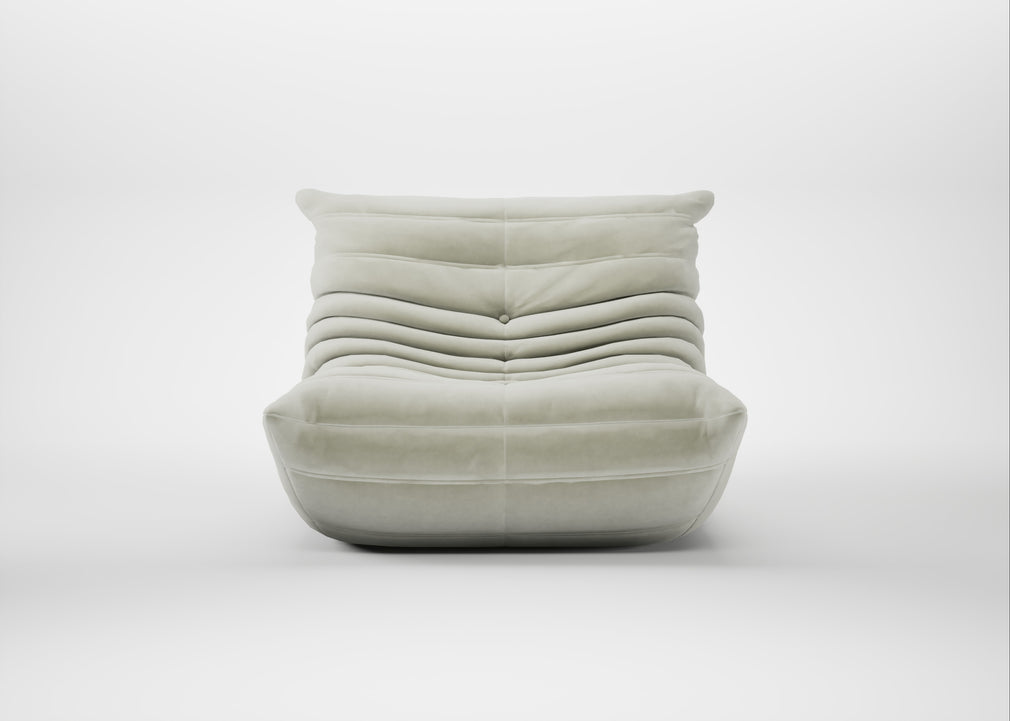 Togo Fireside Chair Alcantara Sea Sand