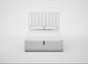 Lift Storage Divan Bed Base Double / Natural / Broad Weave Tin