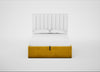 Lift Storage Divan Bed Base Double / Black / Smart Luxe Velvet Canary