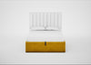 Lift Storage Divan Bed Base Double / Natural / Smart Luxe Velvet Canary