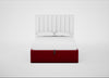 Lift Storage Divan Bed Base Double / Natural / Smart Luxe Velvet Mulberry
