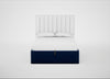 Lift Storage Divan Bed Base Double / Black / Smart Velvet Dusk