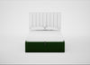 Lift Storage Divan Bed Base Double / Black / Smart Velvet Forest