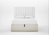 Lift Storage Divan Bed Base Double / Natural / Chunky Boucle Ecru