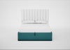 Lift Storage Divan Bed Base King / Black / Brushed Cotton Cadet