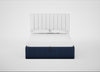 Lift Storage Divan Bed Base King / Natural / Capelo Linen-Cotton Inkspot