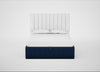 Lift Storage Divan Bed Base King / Natural / Broad Weave Lagoon