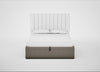 Lift Storage Divan Bed Base King / Black / Broad Weave Pebble