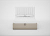 Lift Storage Divan Bed Base King / Natural / Broad Weave Putty