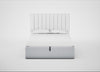 Lift Storage Divan Bed Base King / Natural / Broad Weave Tin