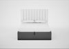 Lift Storage Divan Bed Base King / Natural / Melton Wool Shale